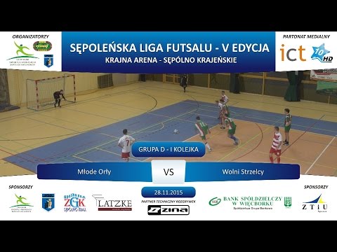 Grupa D - I Kolejka: Młode Orły - Wolni Strzelcy 9:0, 28.11.2015 r.