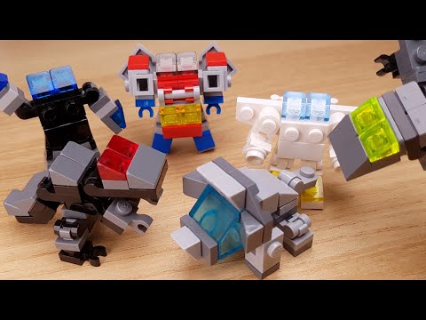 Mini LEGO introduction video - transformer robot, mini mecha, stop motion animation and more!