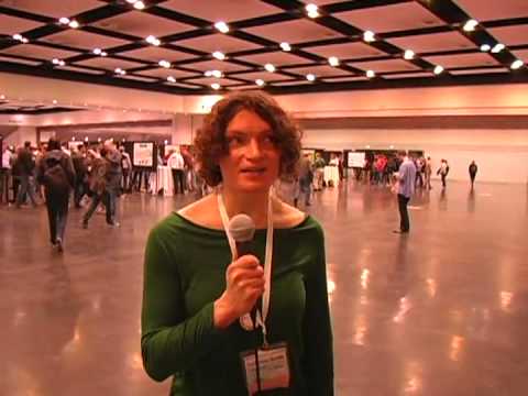 Catherine at the Poster Session