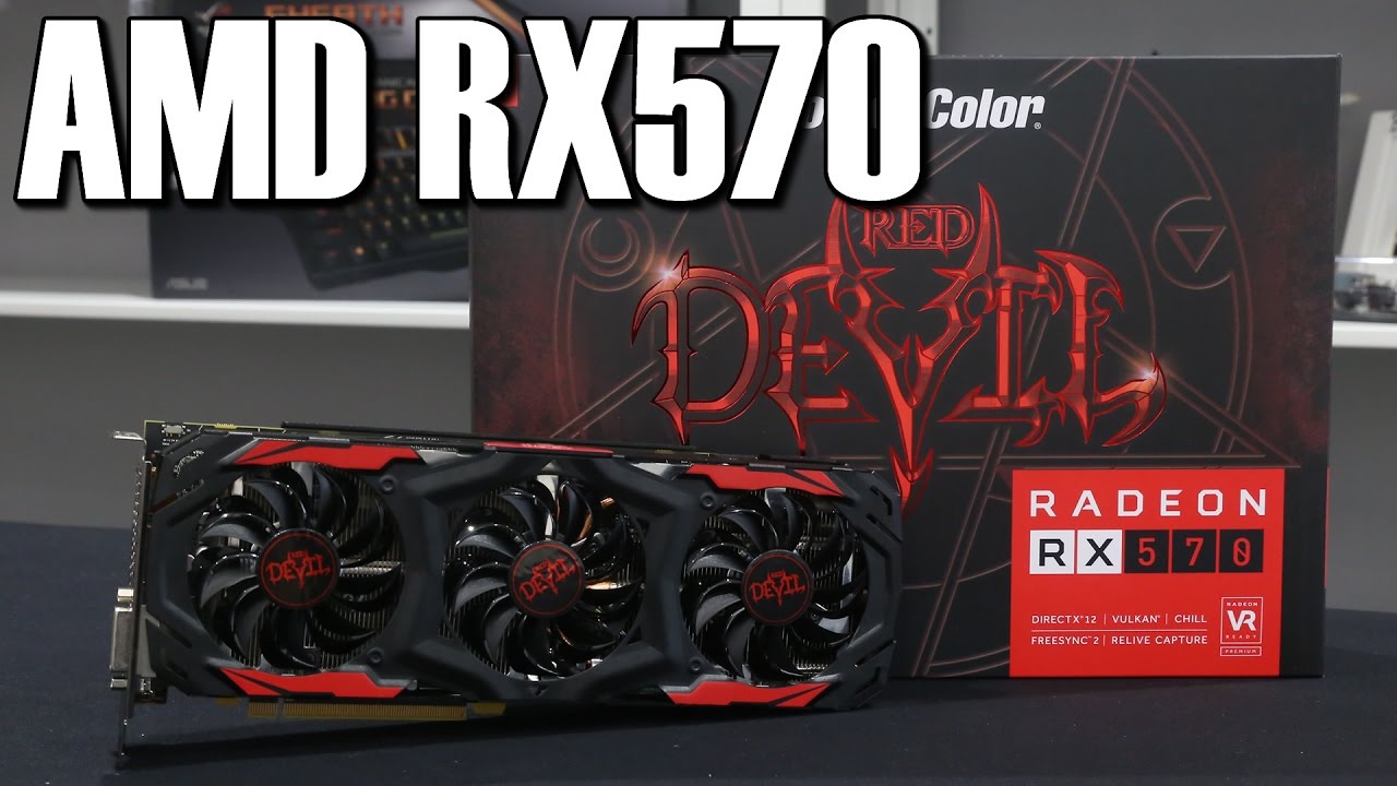 Видеокарта PowerColor PCI-E Red Devil AMD Radeon RX 570 4096Mb 256bit GDDR5 1320/7000 DVIx1/HDMIx1/DPx3/HDCP Ret архив