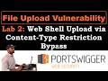 File Upload 2 Web Shell Upload Via Content Type Restriction Bypass