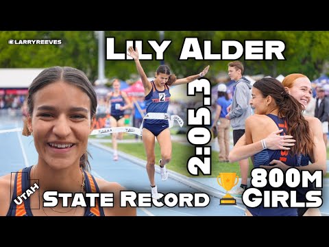 State Record | 800m | 2:05.3 | Lily Alder
