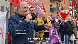 Contra los impagos en la residencias Los Frailes y Ensanche de Vallecas