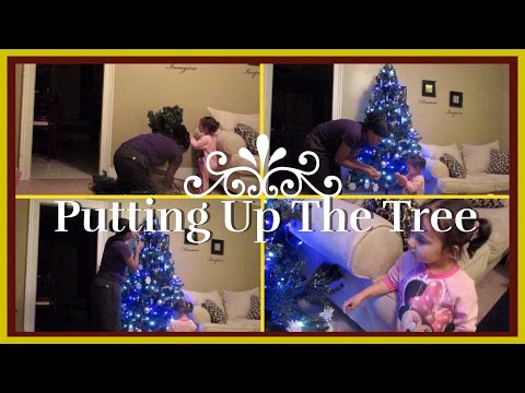 VLOGMAS 2015:  Day2 (12/1/15) - PUTTING UP THE TREE Video