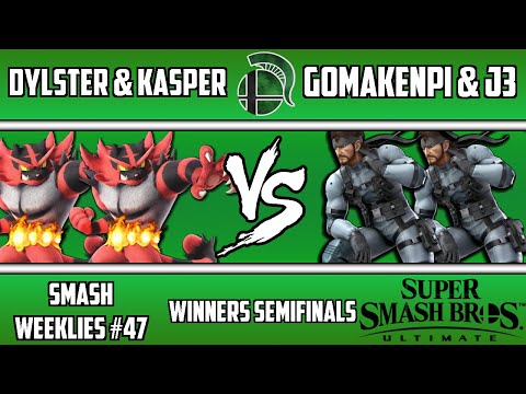 Spartan Weeklies #47, Semis: Dylster&Kasper(Incineroar/Incineroar) vs Gomakenpi & J3(Snake/Snake)