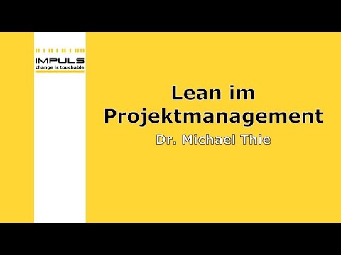 Lean Management Webinar - Lean im Projektmanagement Grundlagen
