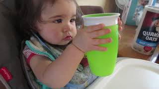 Best Sippy Cup - Munchkin 360 Cup - 1 Year Old Baby Drinking Milk - GemBlooms