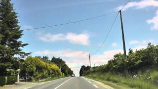 preview picture of video 'Driving Along The D10 Rue de l'Atlantique & Rue des Vallées, Trégueux, Brittany, France'