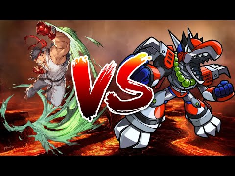 Random Fight #5 Ryu vs Magma Dragoon