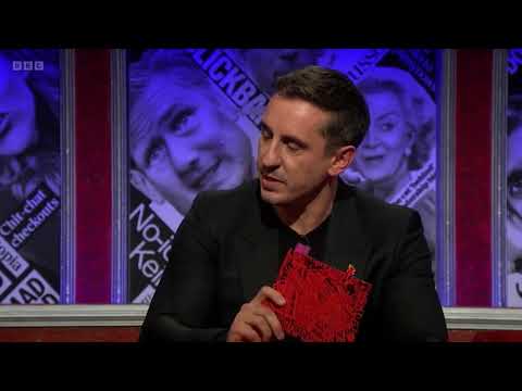 GARY NEVILLE with IAN HISLOP about Qatar World Cup on Have I Got News For You