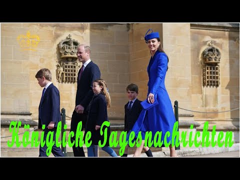 Mit allen drei Kids: So elegant besuchen Royals Ostermesse