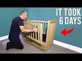 Handmade Cot Converts To Toddler Bed
