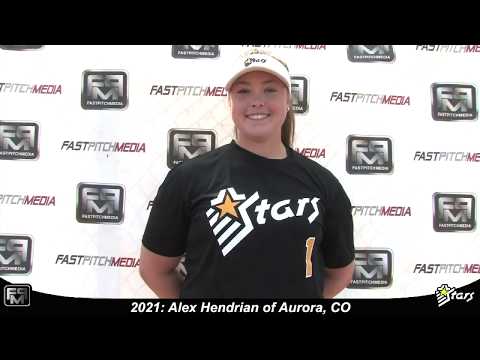 2021 Alex Hendrian Committed Florida Tech Pitcher &First Base Softball Skills Video - Colorado Stars