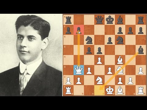 💎 José Raúl Capablanca y su EXTRAÑA forma de jugar el Sistema Londres en Ajedrez