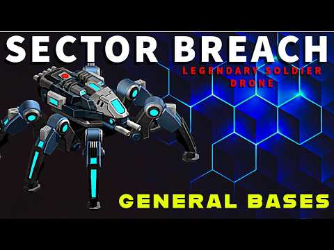 War Commander - Sector Breach (Farming the General Bases)