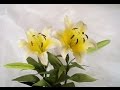 ABC TV | How To Make Yellow Lily Paper Flower From Crepe Paper - Craft Tutorial