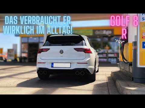 Ist der VERBAUCH zu hoch? Das verbraucht der GOLF 8 R im Alltag! ⛽ | POV VERBRAUCHSTEST