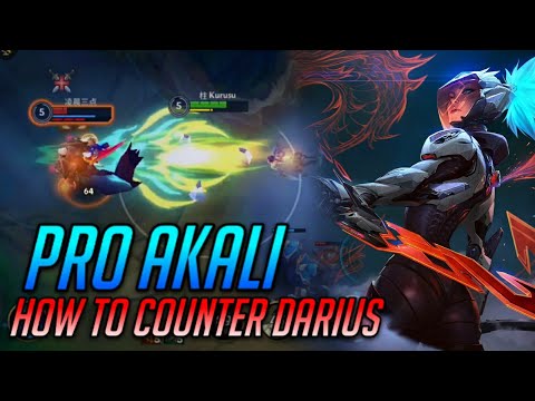 Pro Akali vs Challenger Darius | How To Counter Darius | SECRET TIPS AND TRICKS | Lol Wild Rift