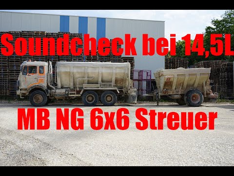 Eine Rarität voller Kalk! Soundcheck mit dem Mercedes-Benz 2635 NG 6x6 mit 14,5 Litern Hubraum