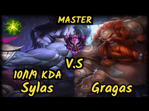 PNG Minerva (SYLAS) vs GRAGAS - 10/1/9 KDA JUNGLE GAMEPLAY - BR Ranked MASTER