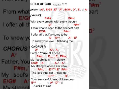Child Of God - Kathryn Scott