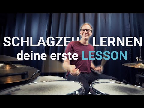 Schlagzeug lernen – Deine erste Schlagzeug Lesson (ideal für Schlagzeuganfänger)