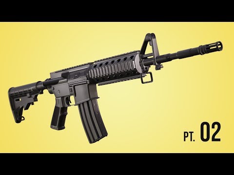 Modeling a M4 Rifle - Pt. 2 (Blender 2.6 Tutorial)