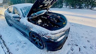 Alfa Romeo Giulia QV Front Cowl Water Leak In Cabin UPDATE