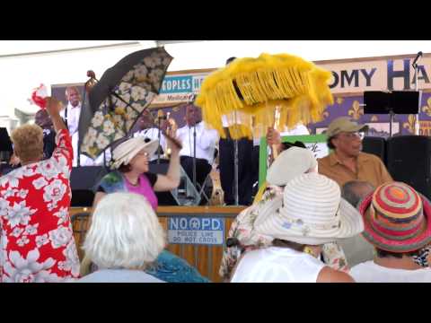 Gerald French & the Original Tuxedo Jazz Band @ 2015 JazzFest (DSCF9826)