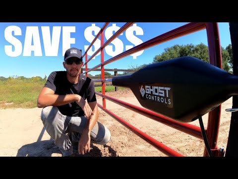 Installing a Ghost Controls gate opener saving $400 in parts.