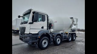 Stetter AM 10 FHC  on chassis MAN TGS 35.480 BB concrete mixer truck | Image 4 - Machineryline