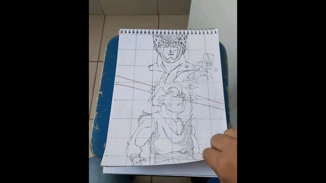 meu📓 de esboço #desenhando #anime #desenho #arte #drawing #animes #shots #colorindo #esboço #luffy