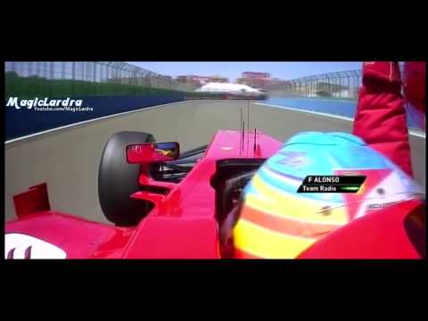 Fernando alonso team radio Valencia 2012!!!