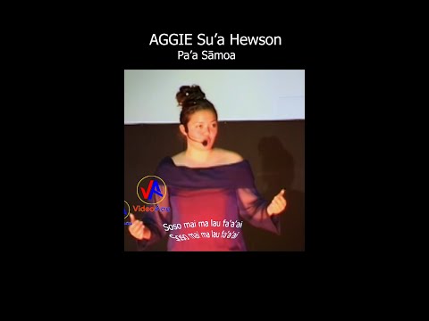 AGGIE SU'A HEWSON : Pa’a Sāmoa (with lyrics)