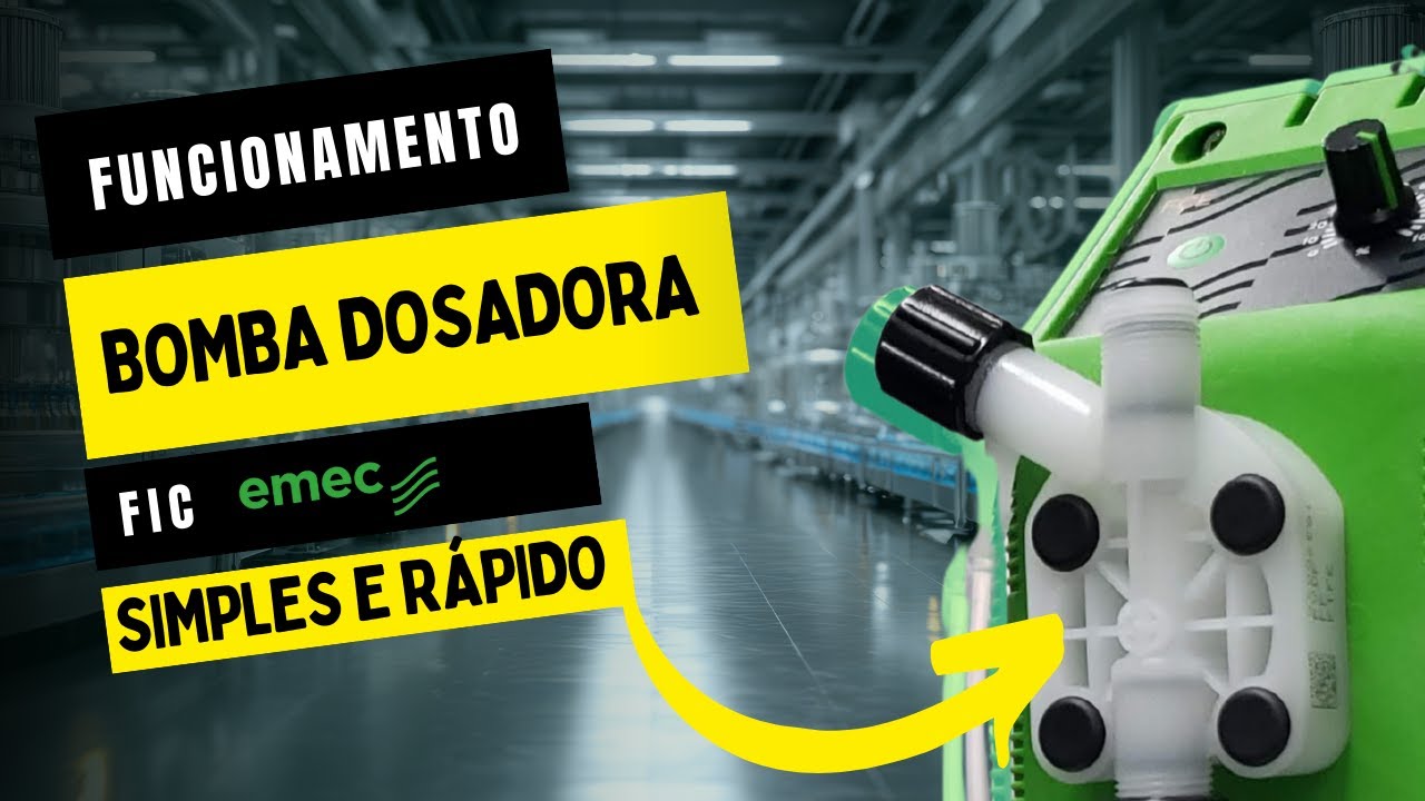 FUNCIONAMENTO da bomba dosadora FIC