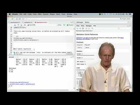 StatsLearning Chapter 6 part 1