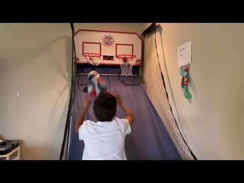 Getting 155 in Pop-a-Shot!!!!!!!