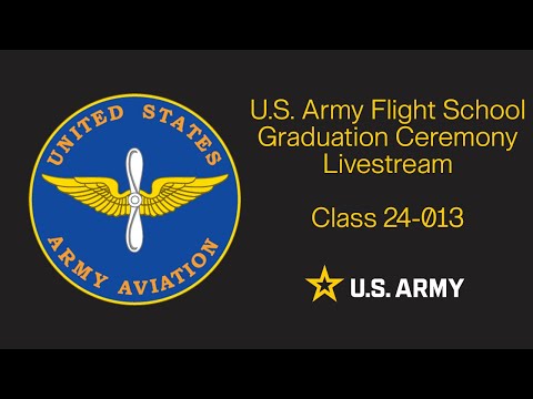 U.S. Army Flight School Class 24-013 Graduation