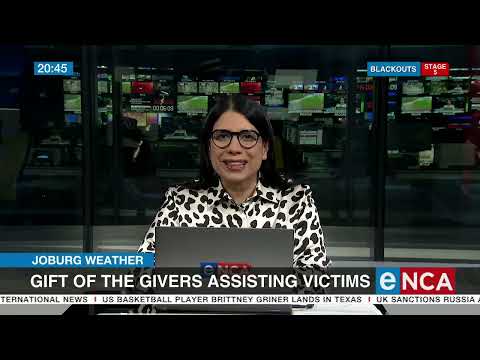 Joburg Weather Gift of the Givers assisting victims