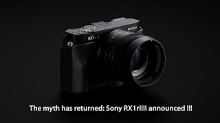 Sony Stuns with the Announcement of the RX1R III  !!!