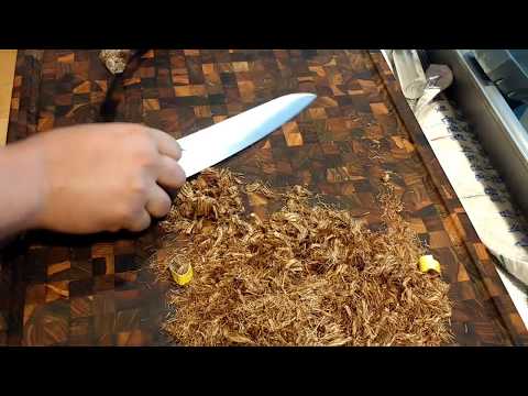 Nitrogen Steel Gyuto,  Factory edge test