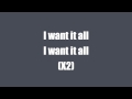 (WITH LYRICS) I Want It All - B Martin feat ...