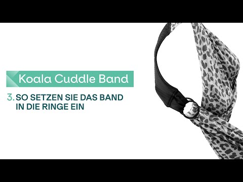 🇩🇪 Tutorial Koala Cuddle Band 2 - Wie man das Tuch in die Ringe einfügt