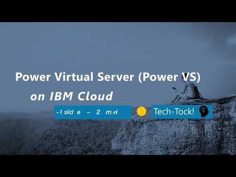 Short Introduction to IBM Power Systems Virtual Servers