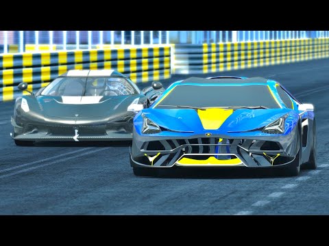 Lamborghini Scorpion Concept vs Koenigsegg Jesko Absolut at Macau
