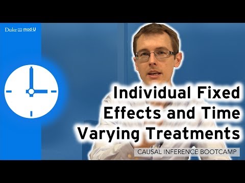 Individual Fixed Effects and Time Varying Treatments: Causal Inference Bootcamp