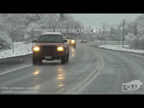 11-02-2017 - Billings, MT - Rush Hour Traffic in Snow