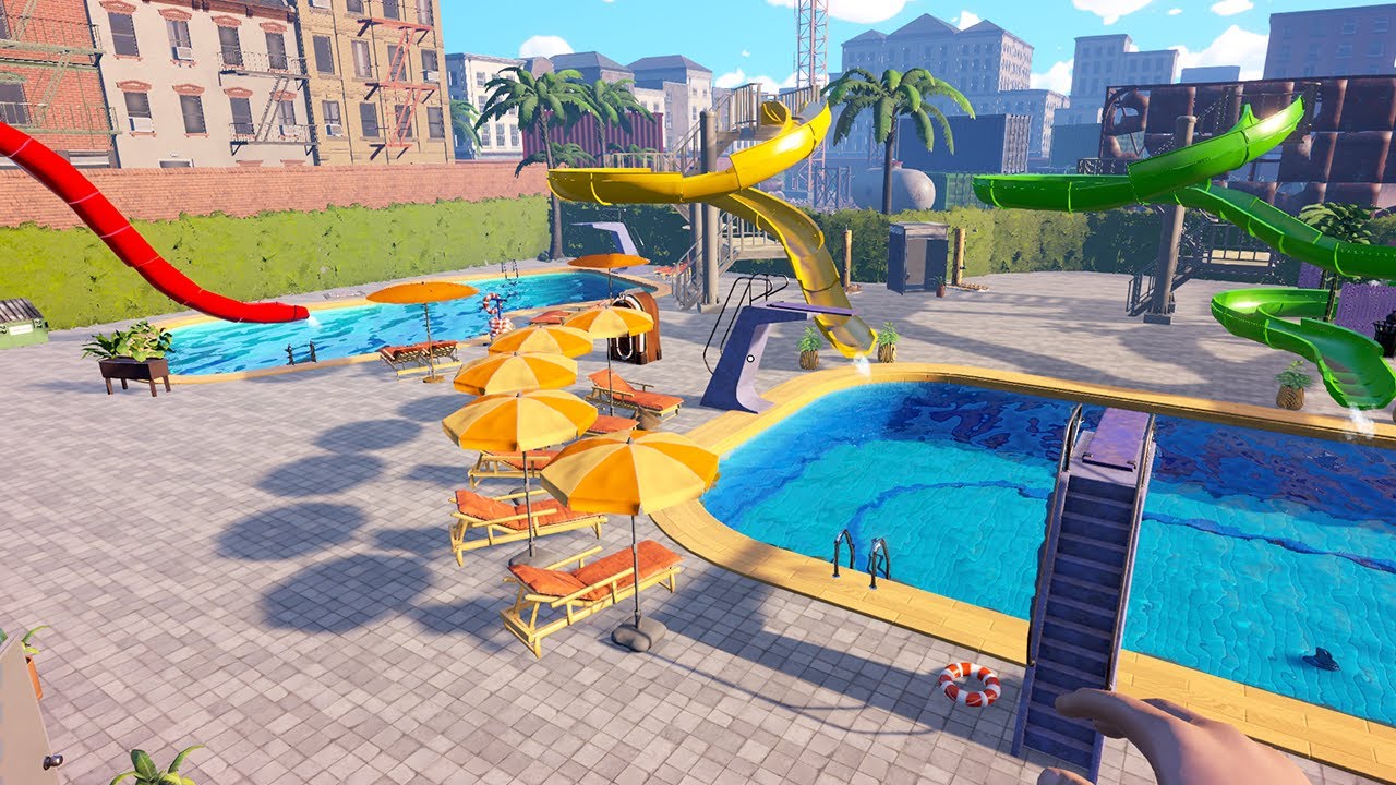 SEMOGA WATERBOOM KU BISA BINTANG EMPAT HARI INI! Waterpark Simulator GAMEPLAY #4