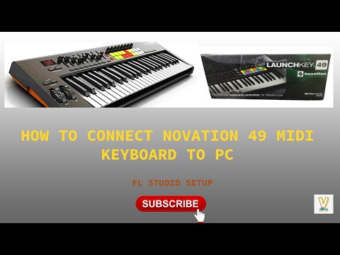 How To Connect Novation Launchkey 49 MK2 Midi Controller
