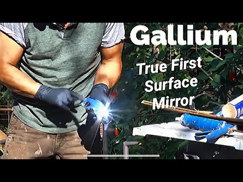 Gallium first surface parabolic mirror